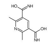 2,6-dimethylpyridine-3,5-dicarboxamide结构式