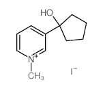 1-(1-methylpyridin-5-yl)cyclopentan-1-ol结构式