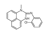 N-(2-chlorophenyl)-1-methylperimidin-2-amine Structure