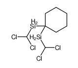 dichloromethyl-[1-(dichloromethylsilyl)cyclohexyl]silane结构式