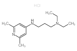 1,3-Propanediamine,N3-(2,6-dimethyl-4-pyridinyl)-N1,N1-diethyl-, hydrochloride (1:2) structure