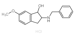 2-(benzylamino)-6-methoxy-2,3-dihydro-1H-inden-1-ol结构式