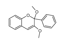 2,3-dimethoxy-2-phenyl-2H-chromene Structure