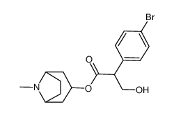 4-Bromo-α-(hydroxymethyl)benzeneacetic acid 8-methyl-8-azabicyclo[3.2.1]octan-3-yl ester picture