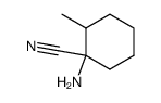 1-Amino-2-methylcyclohexane-1-carbonitrile结构式