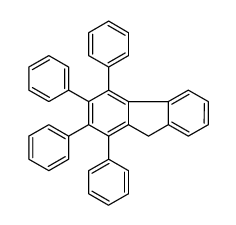 1,2,3,4-tetraphenyl-9H-fluorene结构式
