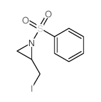 Aziridine,2-(iodomethyl)-1-(phenylsulfonyl)- Structure