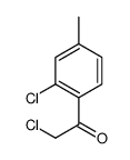 Ethanone, 2-chloro-1-(2-chloro-4-methylphenyl)- (9CI) Structure