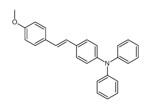 4-[2-(4-methoxyphenyl)ethenyl]-N,N-diphenylaniline Structure