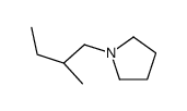 Pyrrolidine, 1-[(2R)-2-methylbutyl]- (9CI) Structure