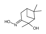 3-hydroxyimino-4,6,6-trimethylbicyclo[3.1.1]heptan-4-ol结构式