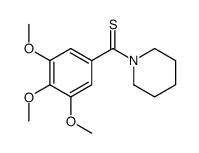 piperidin-1-yl-(3,4,5-trimethoxyphenyl)methanethione Structure