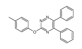 5,6-Diphenyl-3-(p-tolyloxy)-1,2,4-triazine structure