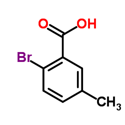 2-Bromo-5-methylbenzoic acid structure