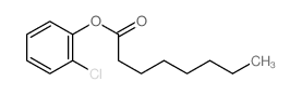 Octanoic acid,2-chlorophenyl ester结构式