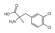 (+-) 2-(3,4-dichlorobenzyl)-alanine结构式