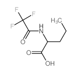Norvaline,N-(2,2,2-trifluoroacetyl)- structure