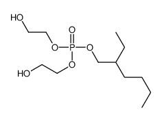 2-ethylhexyl bis(2-hydroxyethyl) phosphate结构式