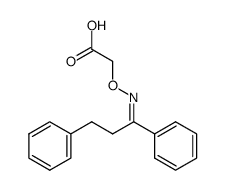 1,3-Diphenylpropylidenamino-oxyessigsaeure Structure