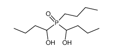 butylbis(α-hydroxybutyl)phosphine oxide Structure