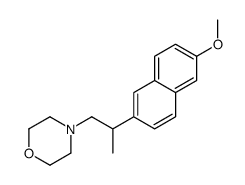 4-[2-(6-methoxynaphthalen-2-yl)propyl]morpholine Structure