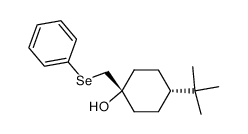 4-t-butyl-1-(phenylselenomethyl)cyclohexanol Structure