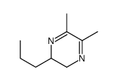 Pyrazine, 2,3-dihydro-5,6-dimethyl-2-propyl- (9CI)结构式