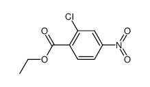 2-氯-4-硝基苯甲酸乙酯结构式