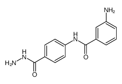 3-amino-N-[4-(hydrazinecarbonyl)phenyl]benzamide结构式