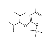 1-(2',4'-dimethylpent-3'-yloxy)-3-methyl-1-trimethylsilyloxybuta-1,3-diene结构式