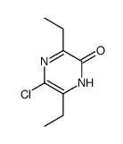 5-chloro-3,6-diethyl-1H-pyrazin-2-one结构式