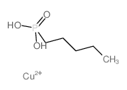 copper,pentylphosphonic acid Structure