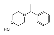 4-(1-phenylethyl)morpholine,hydrochloride Structure