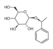 1-O-β-D-glucosyl-(1S)-α-phenylethyl alcohol Structure