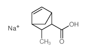 6-methylbicyclo[2.2.1]hept-2-ene-5-carboxylic acid结构式