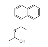 N-(1-naphthalen-1-ylethyl)acetamide结构式