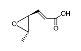 (E)-4,5-epoxy-2-hexenoic acid Structure