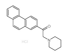 1-phenanthren-2-yl-2-(1-piperidyl)ethanone结构式