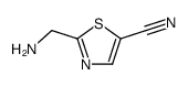 2-AMINOMETHYL-THIAZOLE-5-CARBONITRILE结构式