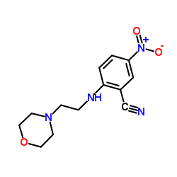 2-(2-Morpholin-4-yl-ethylamino)-5-nitro-benzonitrile图片