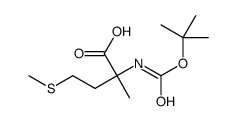 BOC-ALPHA-METHYL-DL-METHIONINE结构式