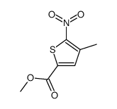 methyl 4-methyl-5-nitrothiophene-2-carboxylate Structure