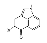 4-bromo-3,4-dihydro-1H-benzo[c,d]indol-5-one结构式