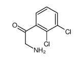 2-Amino-1-(2,3-dichlorophenyl)ethanone结构式