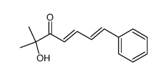 (4E,6E)-2-hydroxy-2-methyl-7-phenylhepta-4,6-dien-3-one Structure
