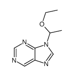 9-(1-ethoxyethyl)purine Structure