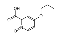2-Pyridinecarboxylicacid,4-propoxy-,1-oxide(9CI)结构式