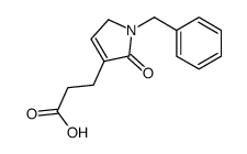 3-(1-benzyl-5-oxo-2H-pyrrol-4-yl)propanoic acid结构式