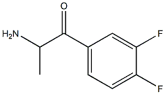 Propiophenone,2-amino-3,4-difluoro-,DL- (8CI)结构式