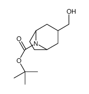 N-BOC-3-HYDROXYMETHYL-8-AZABICYCLO[3.2.1]OCTANE Structure